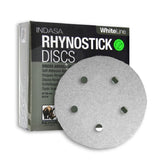 Indasa 5" Rhynostick WhiteLine PSA 5-Hole Vacuum Sanding Discs, 51 Series