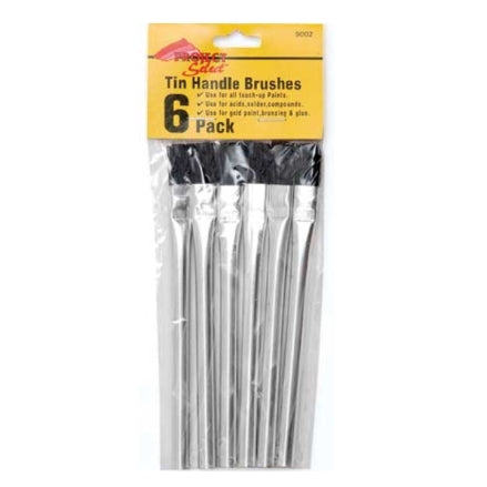 Allway Tin-Handle Glue Brushes - 5pk